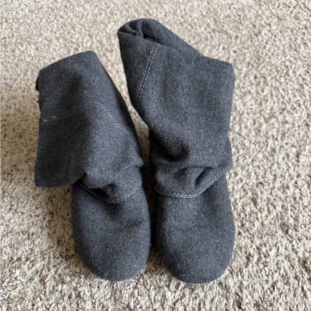 Wool- Like Material Boot - image 1